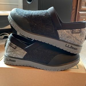 LL Bean Ultralight Primaloft  Wool Slip-ons Slippers Shoes Size 9 EUC